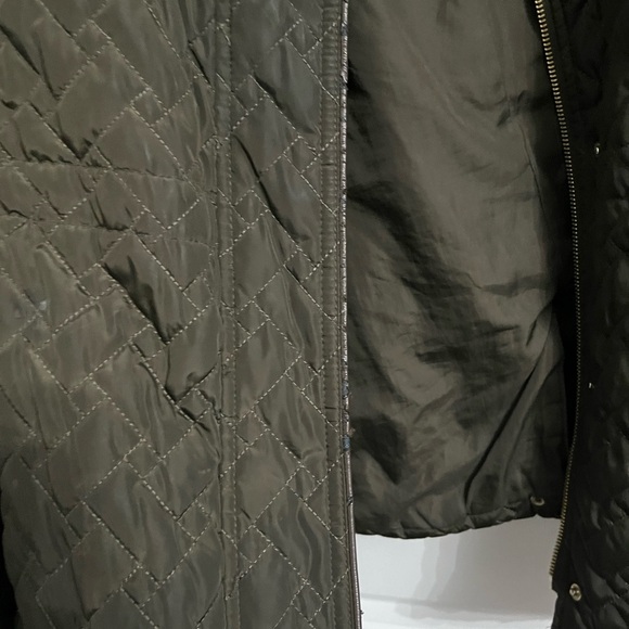 Cole Haan Women's Utility Jacket - Dark Green - Picture 7 of 7